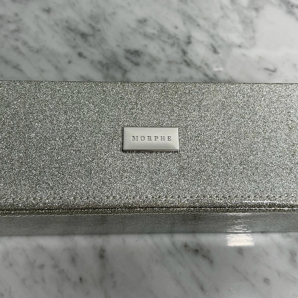 Jaclyn Hill x Morphe Silver Glitter Makeup Brush Hardcase